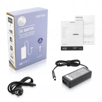 Power adapter MITSU for DELL 19.5V 3.34A — laptop external power supply