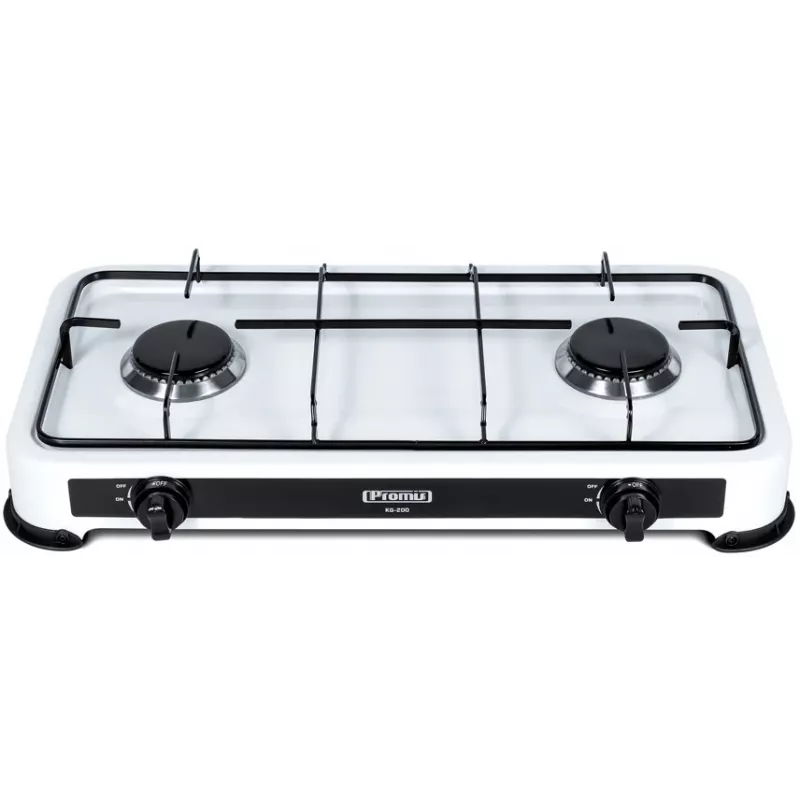 Gas cooker PROMIS KG200 WHITE WITHOUT REDUCER