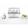egg cooker EK 3164 (White/Grey, 420 Watt, for 6 eggs)