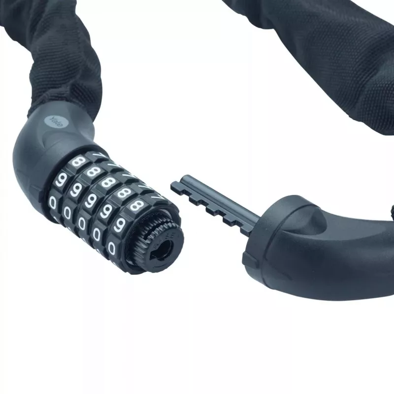 Chain lock YALE HOME YCHC0/6/90/2 — security chain with 6 mm thickness, combination lock