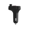 SAVIO FM transmitter, Bluetooth 5.3, QC 3.0 charger, LED display, Bass Boost, TR-15, black