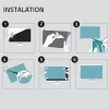 Monitor Screen Protector QOLTEC 51075 23.8 inch Anti Blue Light, Matte Anti-Glare