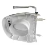 Raised toilet seat Mobilex PLN001 with integrated handrails, polypropylene, adjustable height 6–15 cm, max load 120 kg