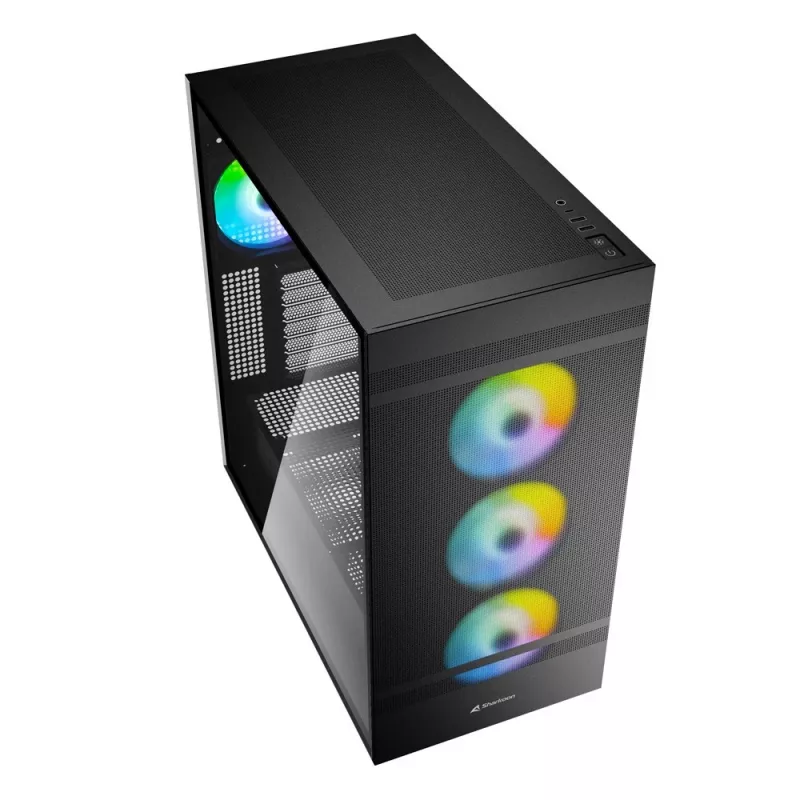 PC case Sharkoon REBEL C50 RGB Full Tower Black