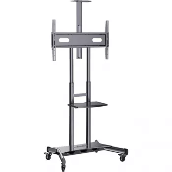 HAGOR HP Twin Stand HD - Cart - for Flat Screen / AV Equipment - Black - Screen Size: 140-213 cm (55-84) - Mounting Interface: to 800 x 500 mm (8210)