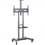 HAGOR HP Twin Stand HD - Cart - for Flat Screen / AV Equipment - Black - Screen Size: 140-213 cm (55-84) - Mounting Interface: to 800 x 500 mm (8210)