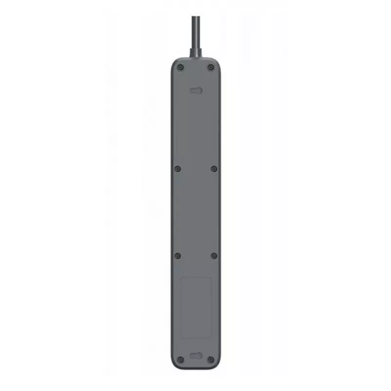 Power Line+ mobile ready surge protector power strip 1.5m (4 sockets + 3x USB A, 5V 2.4A)