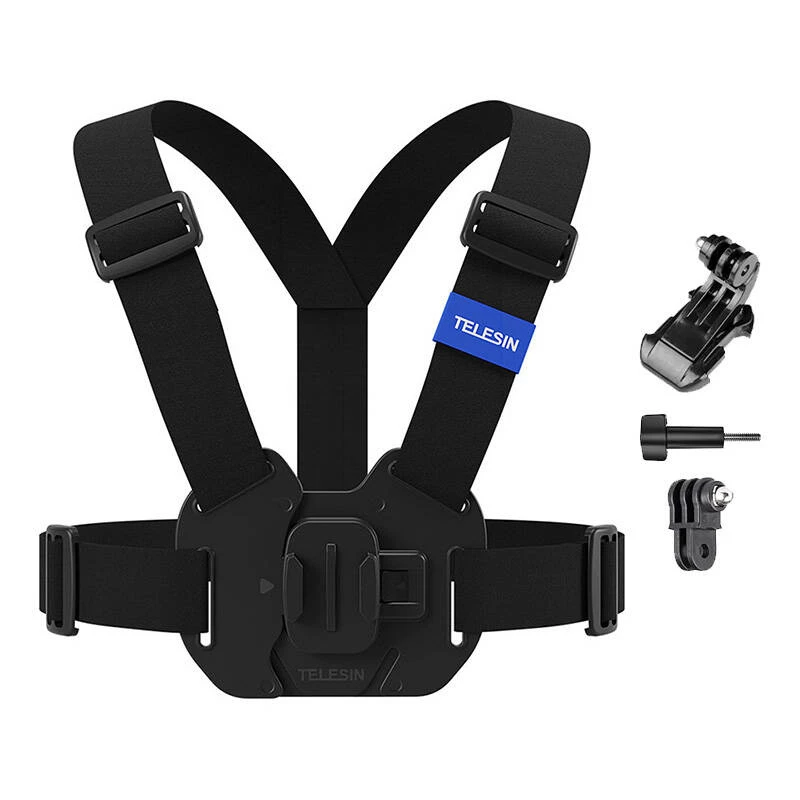 Chest Mount Harness Telesin GP-UCS-001 adjustable fit compatible with GoPro cameras