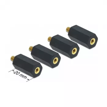 Mounting Kit DeLOCK 60242 Black Plastic