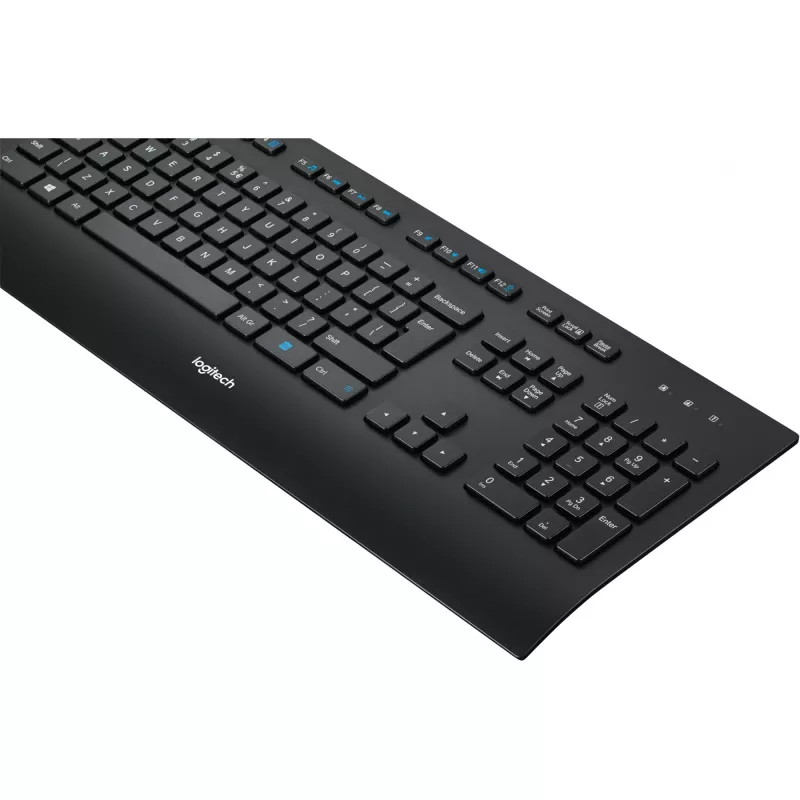 Logitech Corded K280e - Keyboard - USB - French