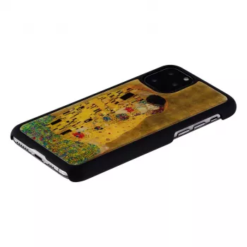 Smartphone case iKins for iPhone 11 Pro — black, protective soft cover