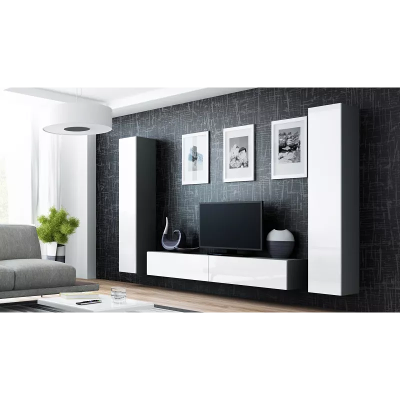 Cama Full cabinet VIGO '180' 180/40/30 sonoma/white gloss