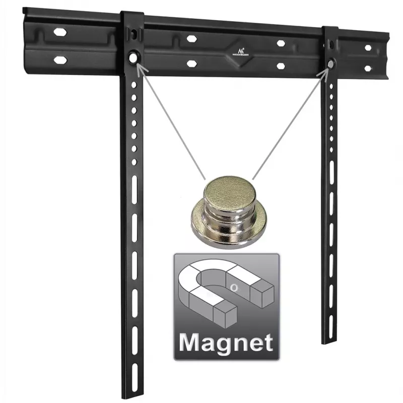Wall TV mount MACLEAN MC-123 extra slim, VESA 400x400 mm, for flat-panel TVs up to 80 kg