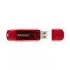 USB flash drive Intenso 128 GB USB Type-A 2.0 Red Transparent