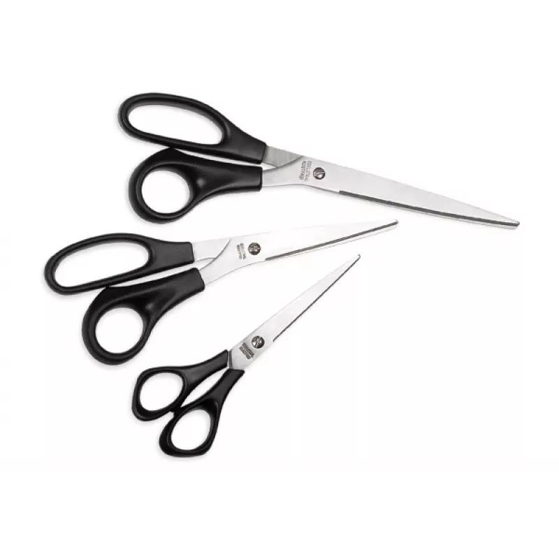 Scissors Forpus FO60603 Universal Straight Cut Black Stainless Steel