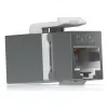 Keystone Coupler Ubiquiti UACC-Keystone-Coupler-C6A Flat Stainless Steel RJ-45