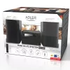 Mini Hi‑Fi Stereo System Adler AD 1917 — Bluetooth V5.3, CD/USB/MP3, 2×25W RMS, FM tuner, 4‑band EQ, AUX, Black