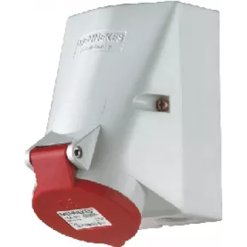 MENNEKES CEE-Wall Socket 5x16A 419 TwinCONTACT 6h 400V IP44 UT 180° 419 (419.)