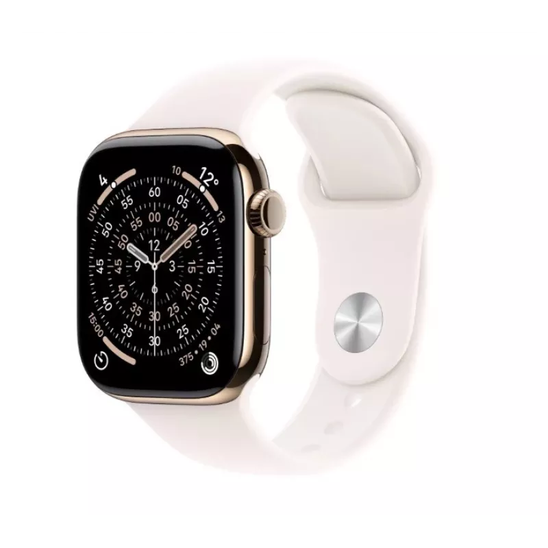 Smartwatch Apple Watch Series 11 GPS + Cellular 42mm Gold Titanium Case Light Blush Sport Band M/L