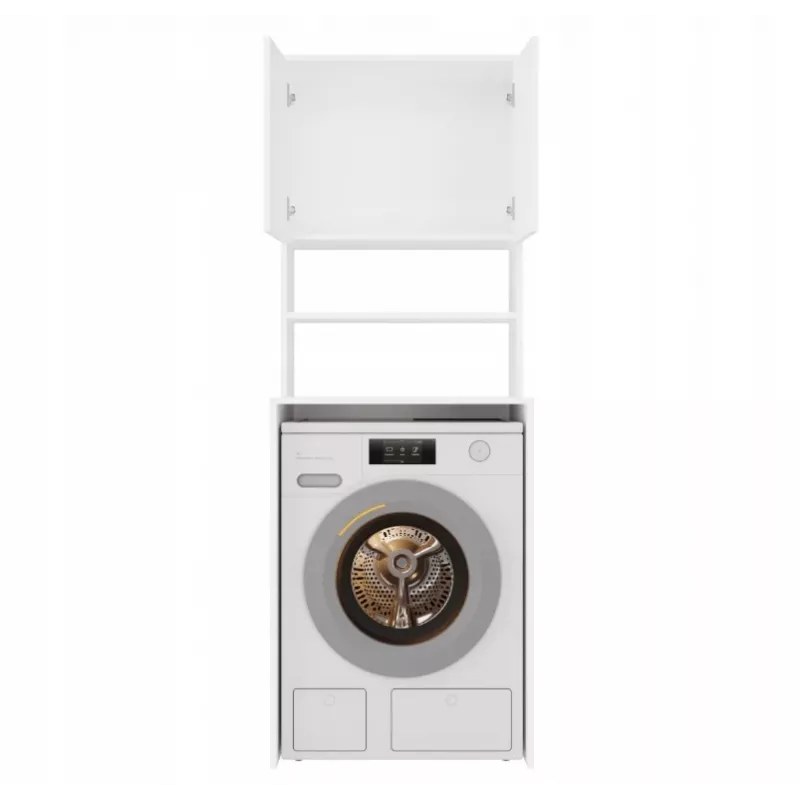top e shop POLA MULTI Laundry Room Cabinet for Washing Machine - White