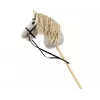 Plush Hobby Horse Milly Mally 6626 Light Grey – milly mally soft toy, ride-on stick horse