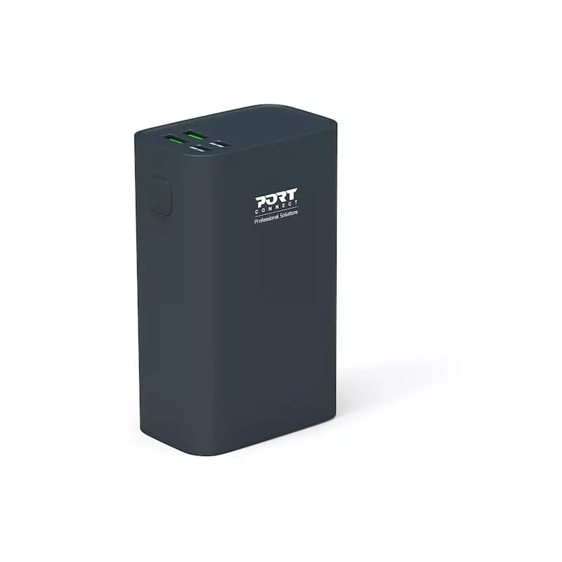 PORT CONNECT External USB-C battery PD | 26800 mAh | Blue