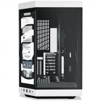 HYTE Y70 Touch Infinite Midi Tower Black, White