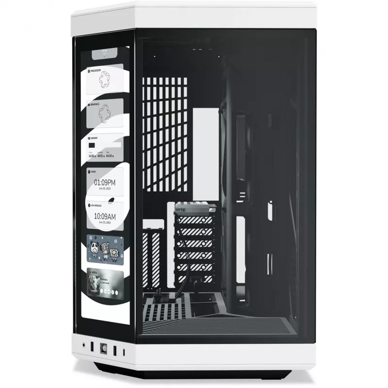 HYTE Y70 Touch Infinite Midi Tower Black, White