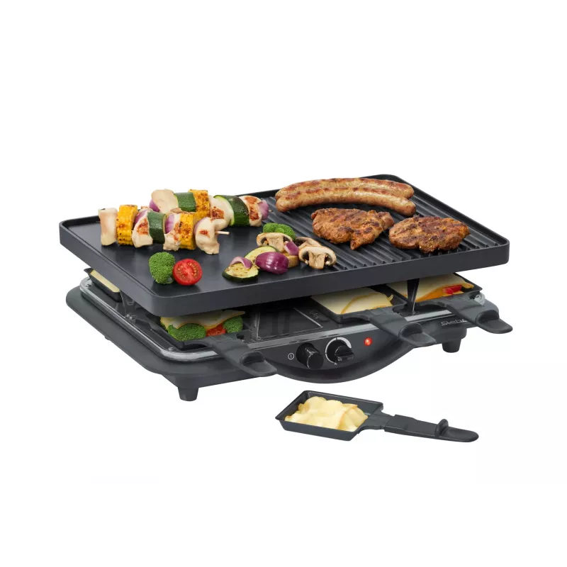 Raclette Grill Steba RC 28 8 person(s) 1400 W Black Chrome