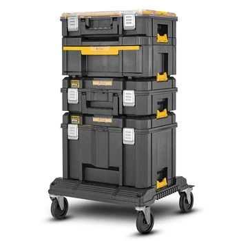 Tool storage case DeWalt DWST83346-1, aluminium, waterproof, 23 L, 332×301×440 mm, black