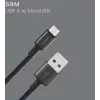 USB cable Orsen S9M A to Micro USB 2.1A 1 m black