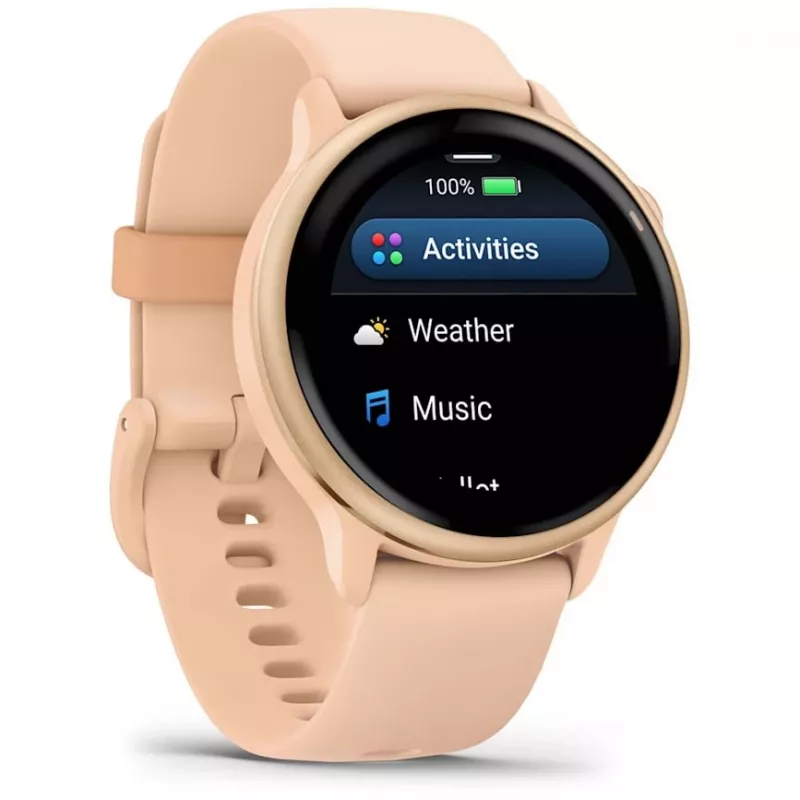 Garmin vívoactive 6 3.05 cm (1.2) AMOLED 42 mm Digital 390 x 390 pixels Touchscreen Pink Wi-Fi GPS (satellite)