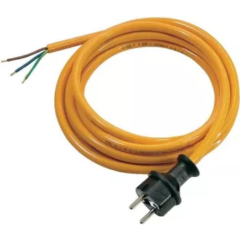 Extension cable AS Schwabe 70918, orange, 3 m length, single-phase power cable