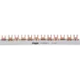 Circuit breaker accessory Hager KDN363B — 3-phase connection rail / busbar, for 57 modules