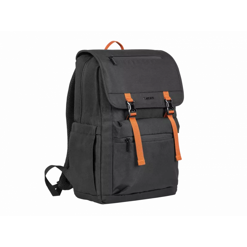 NATEC Niala Ginger Orange 39.6 cm (15.6) Backpack Black