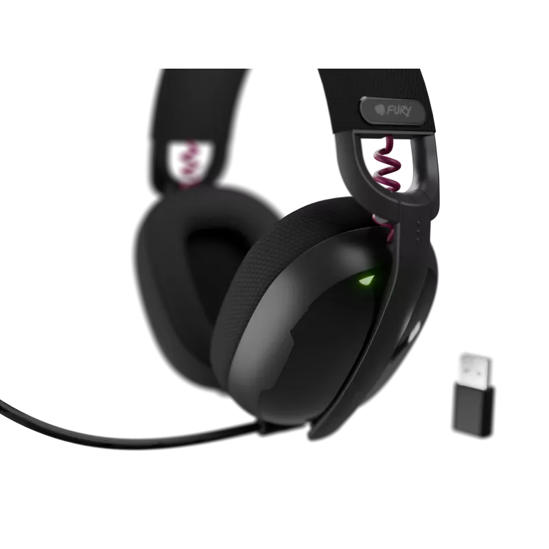 Genesis Gaming Headset | Fury Fukiya F6 | Bluetooth | Over-Ear | Microphone | Wireless | Black