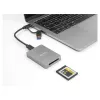 DeLOCK USB Type-C Card Reader CFexpress XQD Aluminium Grey 10000 Mbit/s