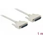 Serial cable DELOCK 84172 D-Sub 25 Pin to D-Sub 25 Pin, beige, 1 m
