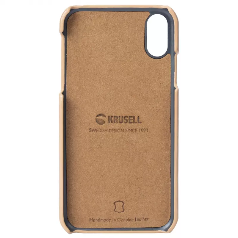 Smartphone cover Krusell Sunne for Apple iPhone XS — vintage nude