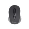 Wireless Bluetooth optical mouse GEMBIRD MUSWB2 — right-hand, 1600 DPI, 6-button, black/grey, AAA battery