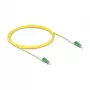 DeLOCK InfiniBand/fibre optic cable 3 m LC LC/APC Yellow 9 µm