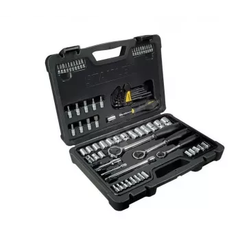 Stanley 80 Part-Size Socket Set 1/4, 3/8, 1/2