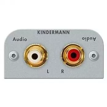Socket outlet 2 x RCA Kindermann 7441000510