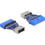 DeLOCK USB Adapter Pin Header female to internal Type-E Key A female 20 pin