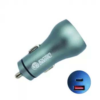Charger USB 3.0 + Type C: 12-24V, 36W, QC3.0 + PD