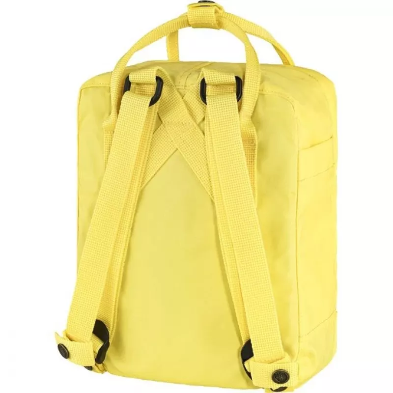 Casual backpack Fjällräven Kanken Mini Yellow Polypropylene Vinylon