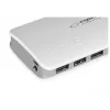 Portable charger Esperanza EMP106WE Radium — 8000 mAh, 3-device output, Micro-USB input, 5V/2A & 5V/1.5A/1A outputs, grey