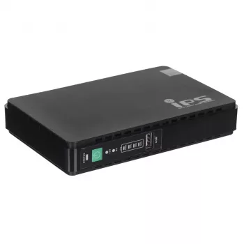 Power adapter/inverter MPL Power RouterUPS-30-PoE 30 W Indoor, 100–240V, black, 160×105×28 mm