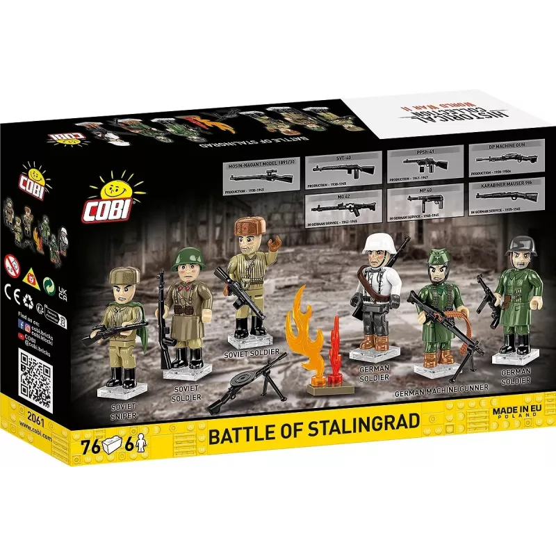 Cobi Building Blocks Battle of Stalingrad model set — 76 pieces, historical diorama