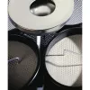 Trash Can Durable 333023 17 L Round Metal Silver